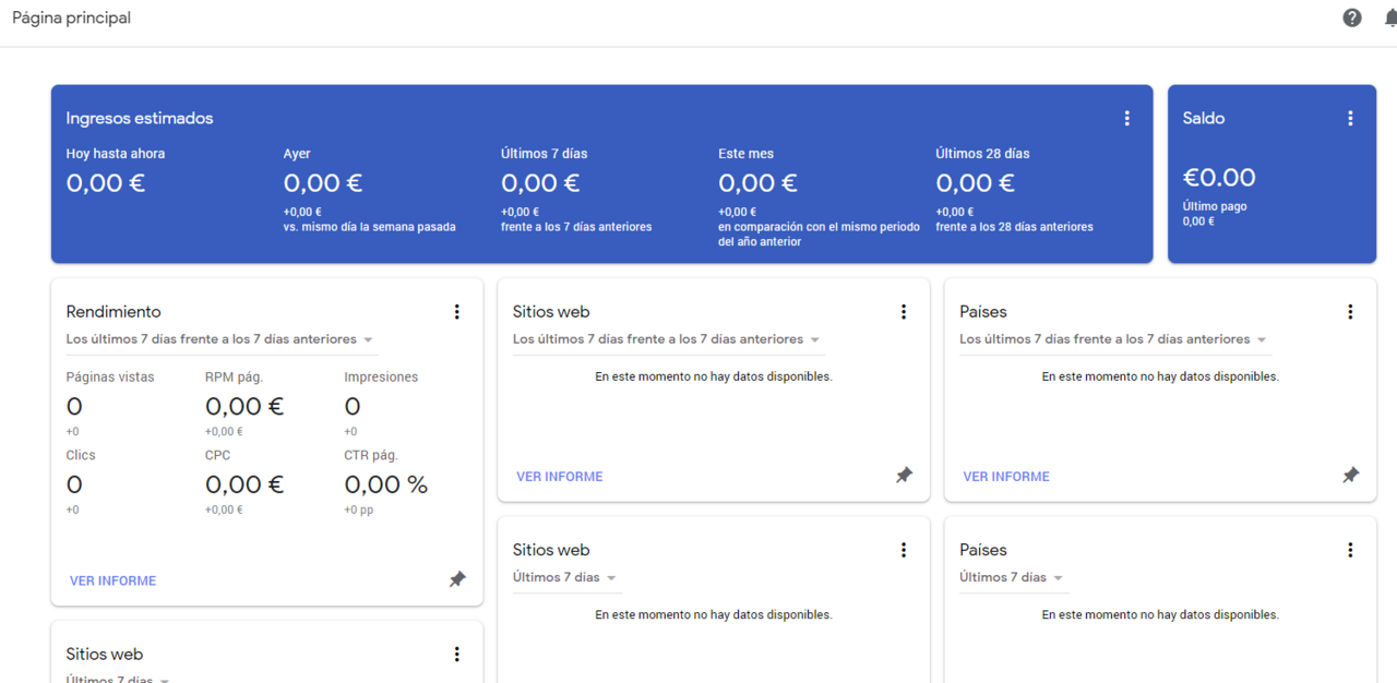 Plataforma Google AdSense